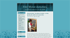 Desktop Screenshot of finemotoractivities.net